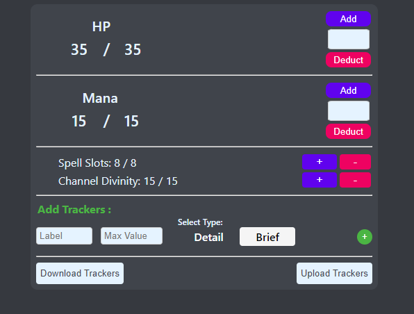 Picture of the Adventure Log trackers